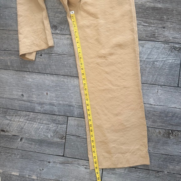 NWT Madewell Wide Leg Pants Camel Beige Elastic Waist Pockets XXS New With Tags - Picture 8 of 8